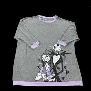 2XL Nightmare Before Christmas Halloween Sleep Shirt